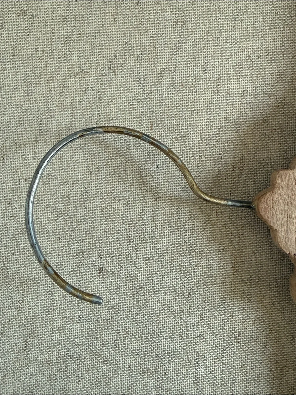 Anthropologie Hand Carved Wooden Decorative Hanger | Made in Indonesia